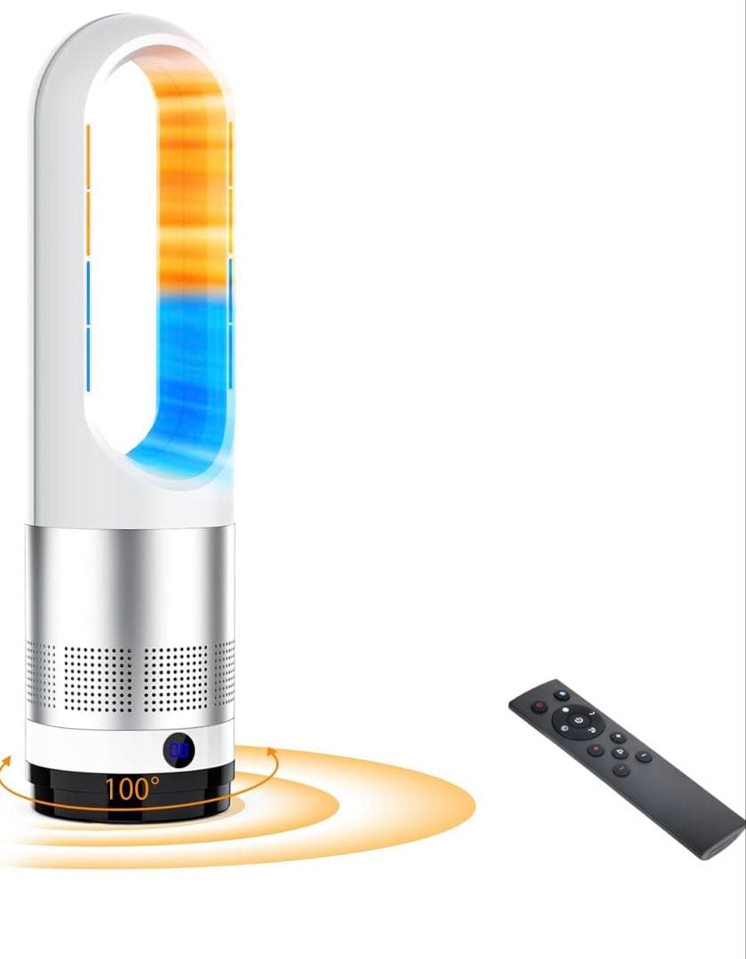 セラミックヒーター 羽根無し 冷暖兼用