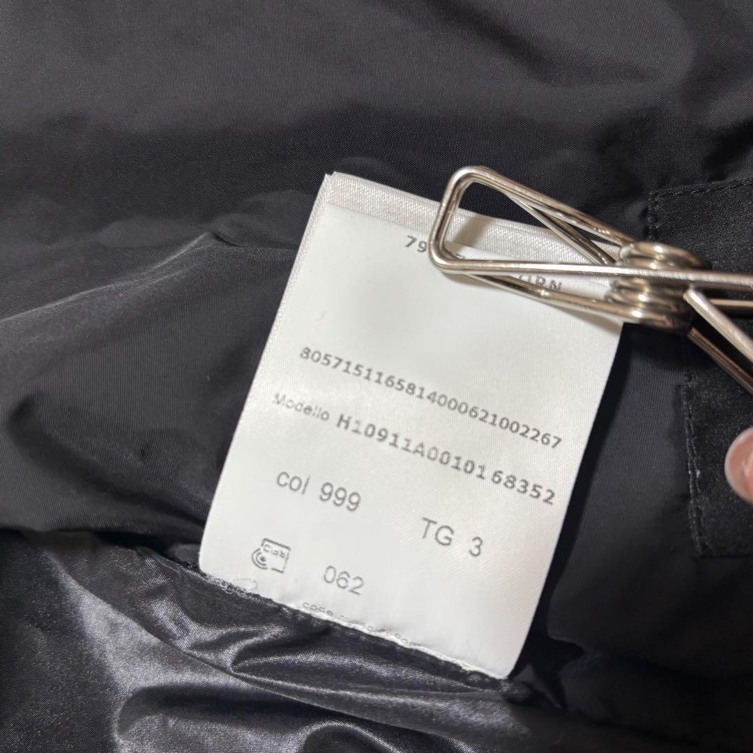 極美品✨モンクレールJUNICHI ジュンイチ　サイズ3 ブラック　黒3P182