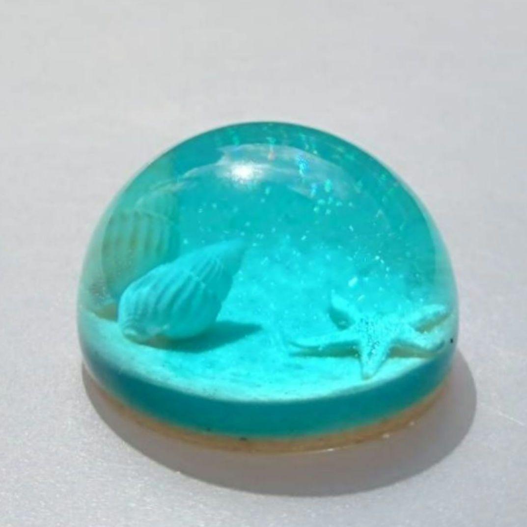 【 海のかけらドーム No.2172 】エポキシレジン オーシャンアート レジン