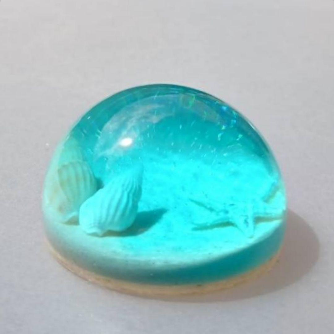 【 海のかけらドーム No.2172 】エポキシレジン オーシャンアート レジン