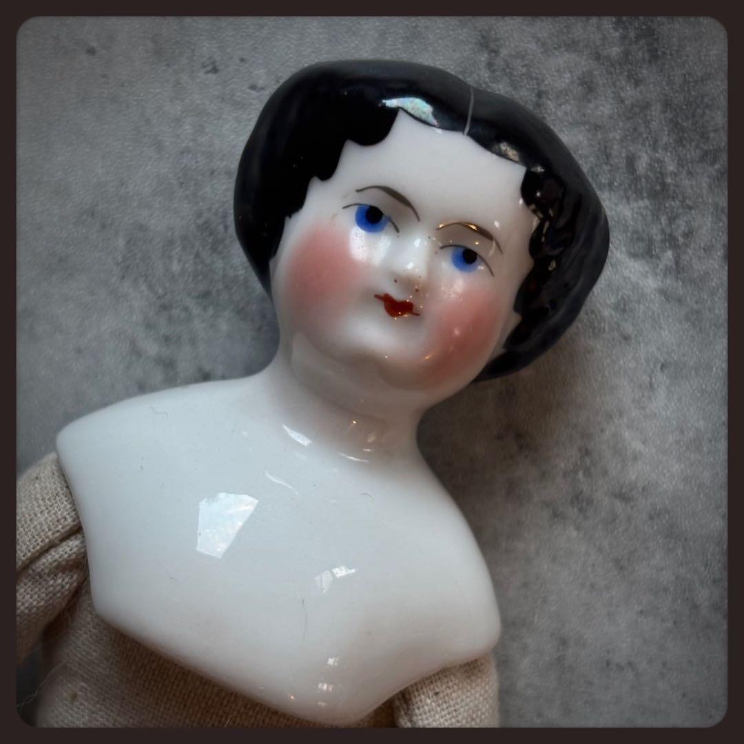 アンティーク チャイナヘッドドール　ビスクドール クラシカルスタイル