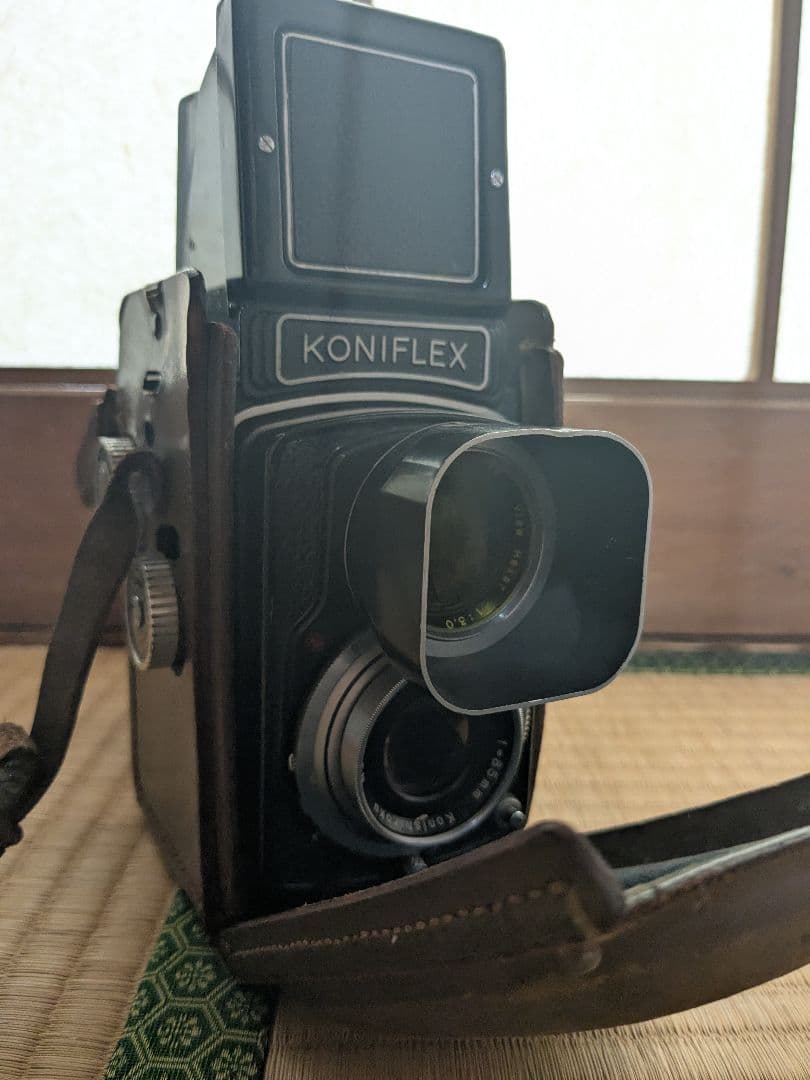 KONIFLEX 二眼レフカメラ レザーケース付き