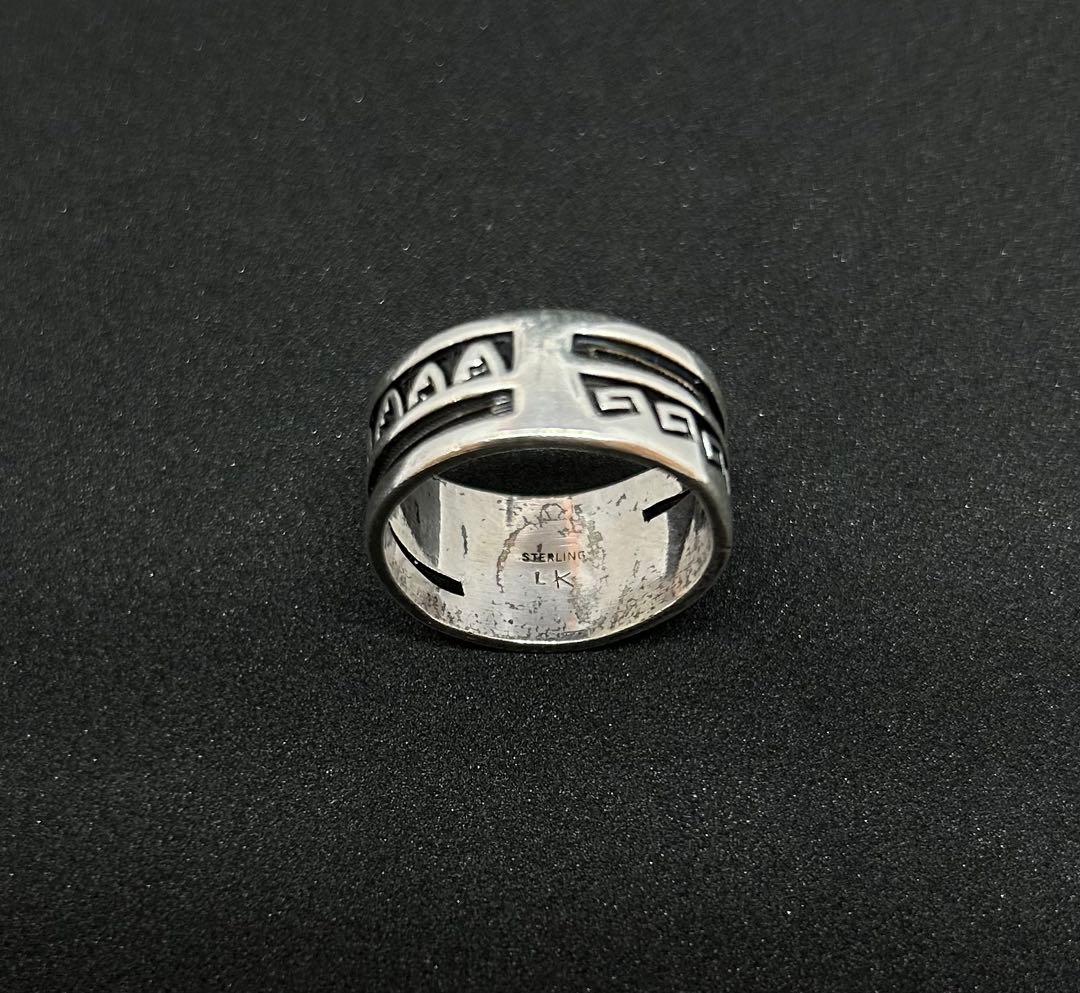 ホピ族Lucion Koinva ルーションバ　21号オーバーレイリング