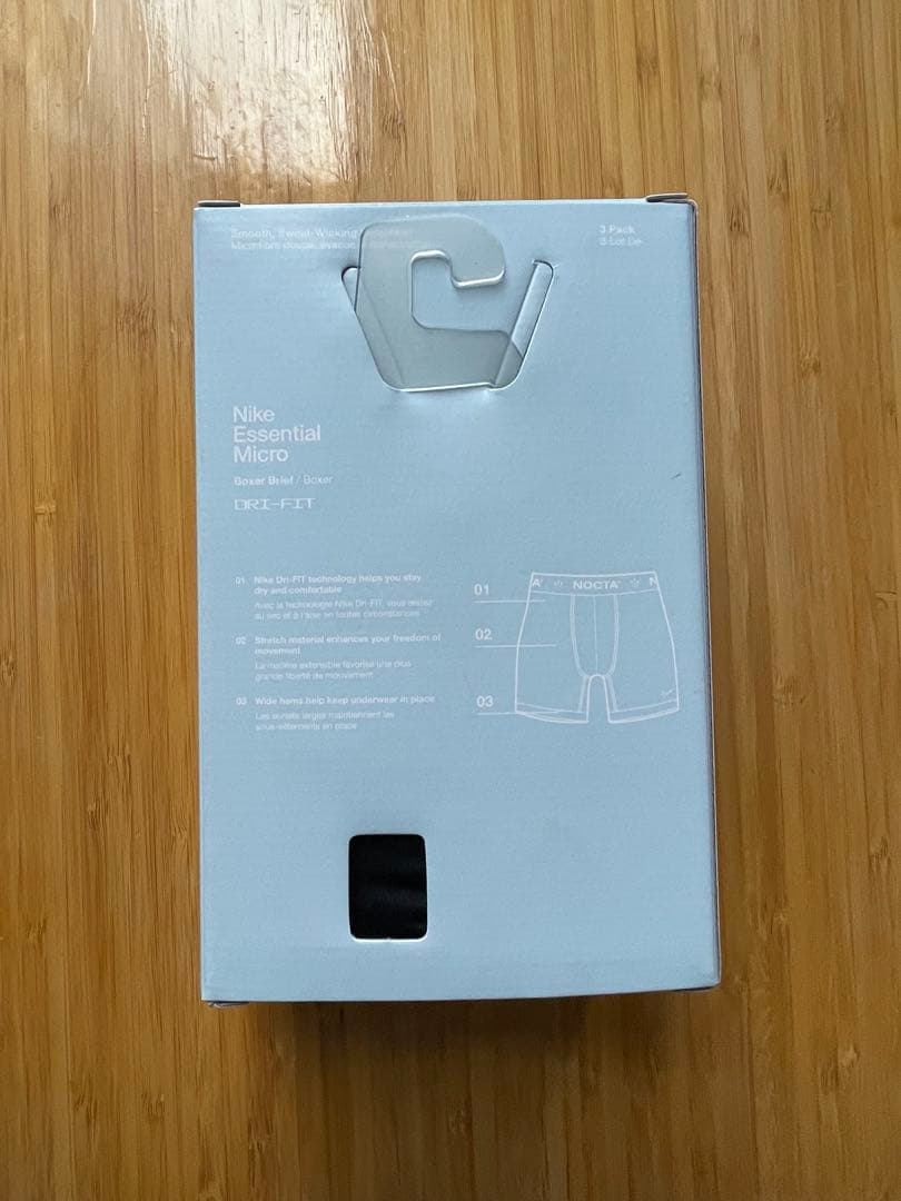 NIKE x NOCTAボクサーブリーフ3枚セット 未開封新品 L/箱ダメージ有