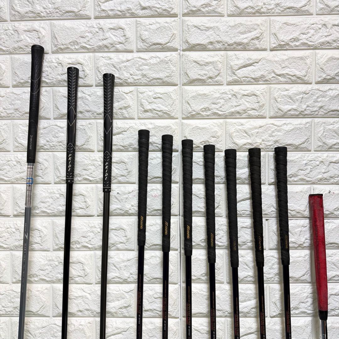 ゴルフセット　初心者応援　Mizuno 特価　ラウンド仕様　カーボンシャフト