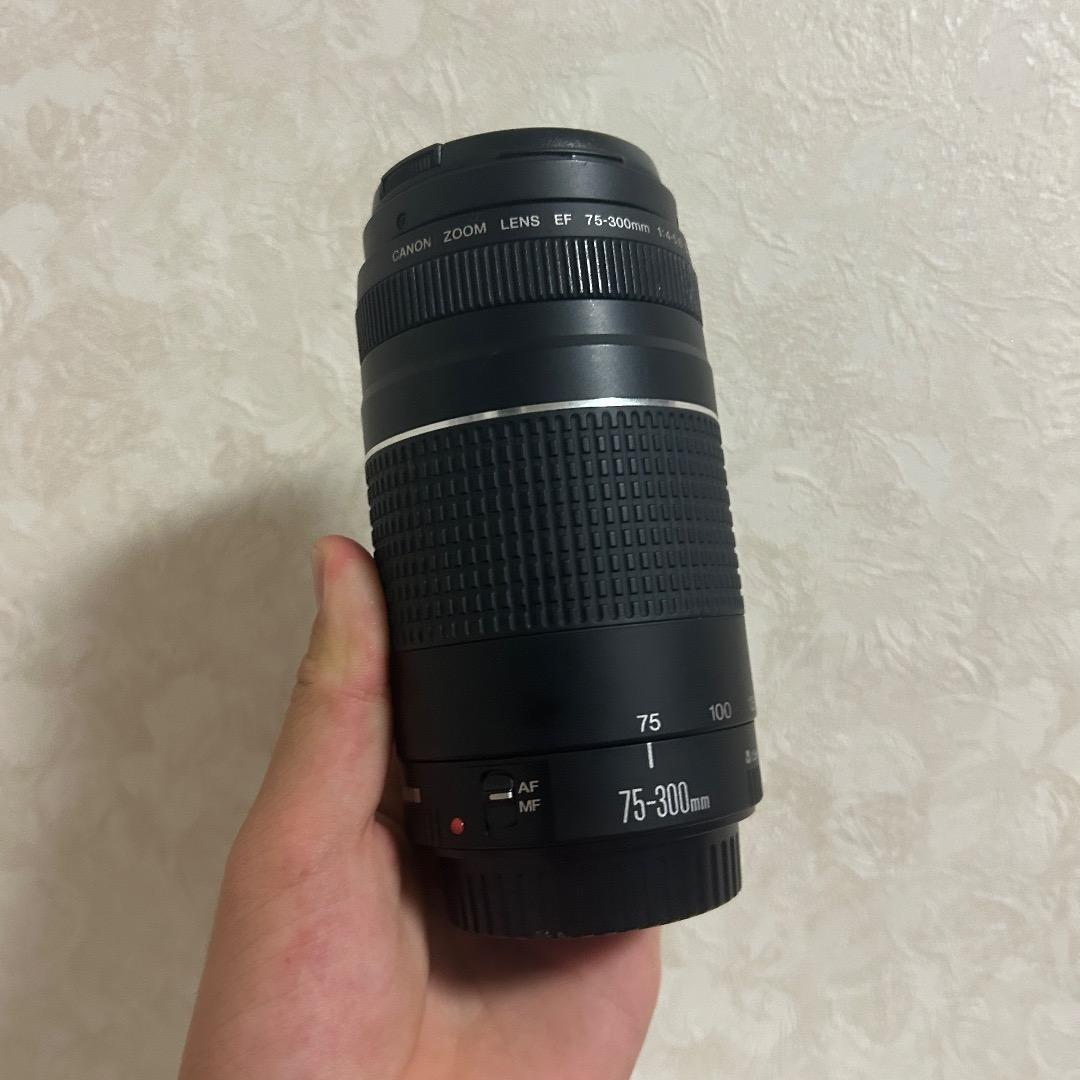 美品　Canon用　75-300mm　望遠　ズームレンズ