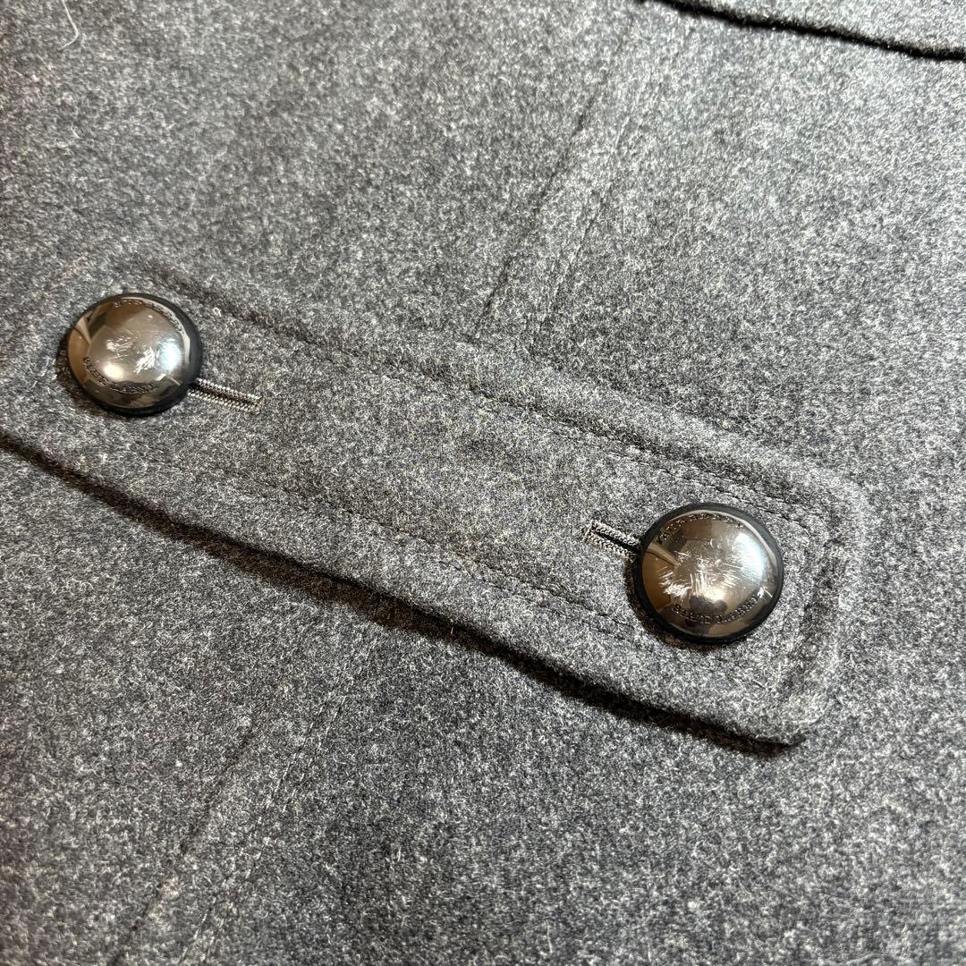 ☆美品☆バーバリーブルーレーベル ダッフルコート ショート丈 チャコールグレー