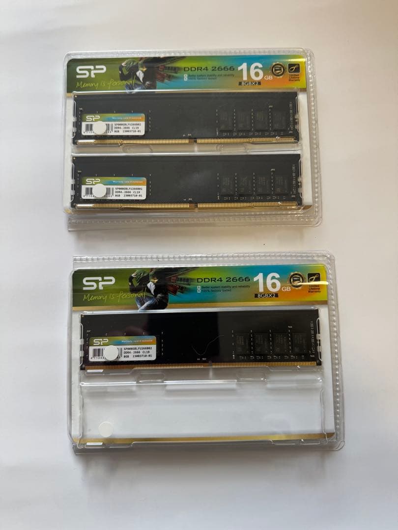 DDR4 2666MHz 24GB(8GB×3）新品