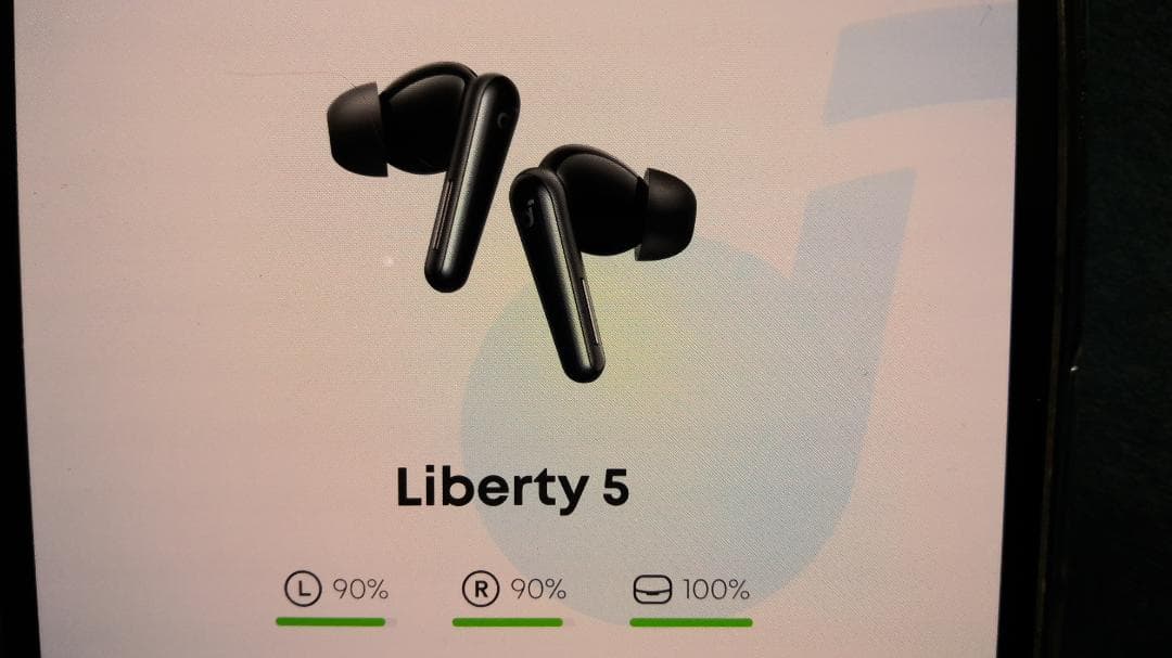 Liberty 5 ワイヤレスイヤフォン ブラック