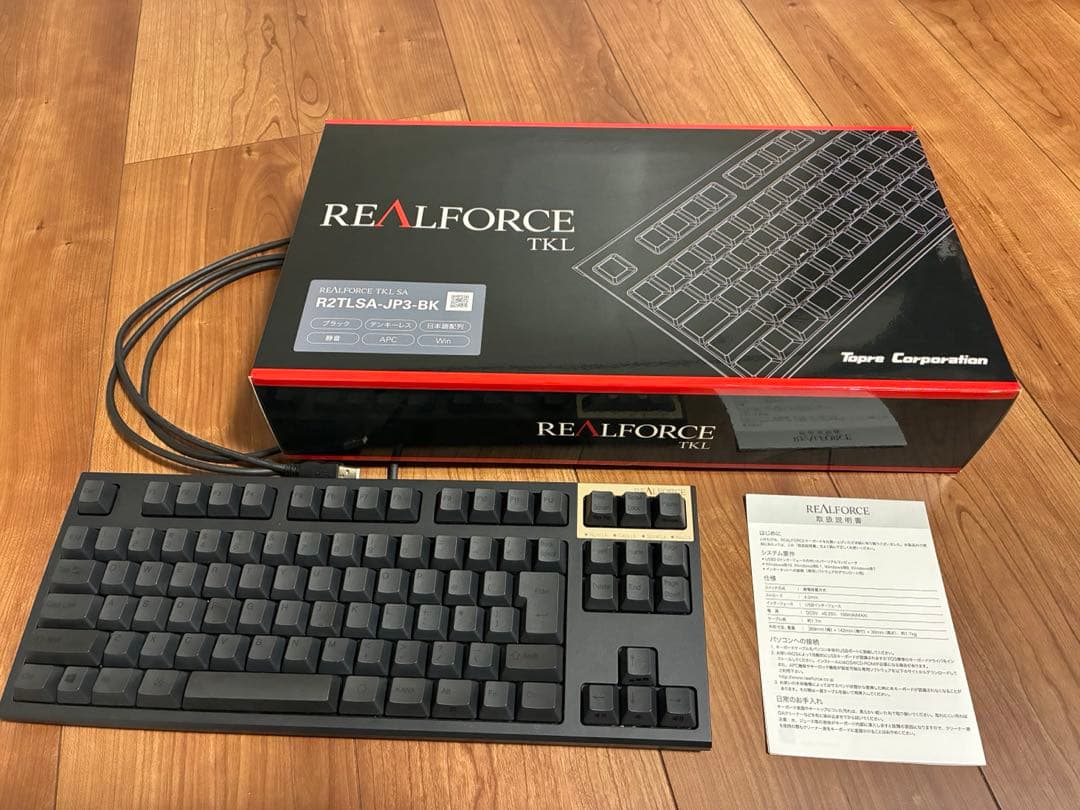 【清掃済】REALFORCE TKL SA R2TLSA-JP3-BK
