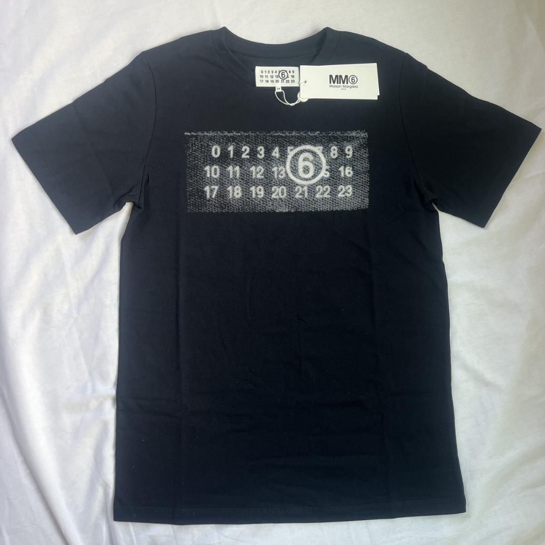 【即日発送】MM6 キッズ M カレンダー ロゴ ブラック 大人もOK★
