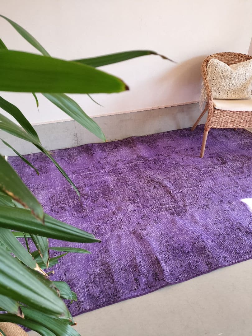 【D.Rin】大判/パープルのオーバーダイ　　No.579