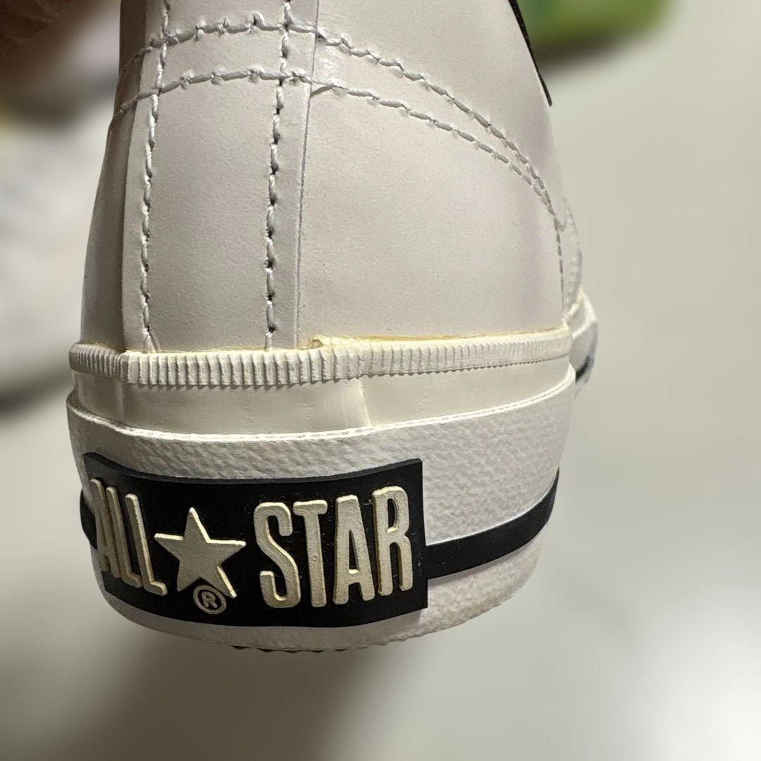 コンバース　ワンスター　Jホワイト/ブラック　27cm （8 1/2）レザー