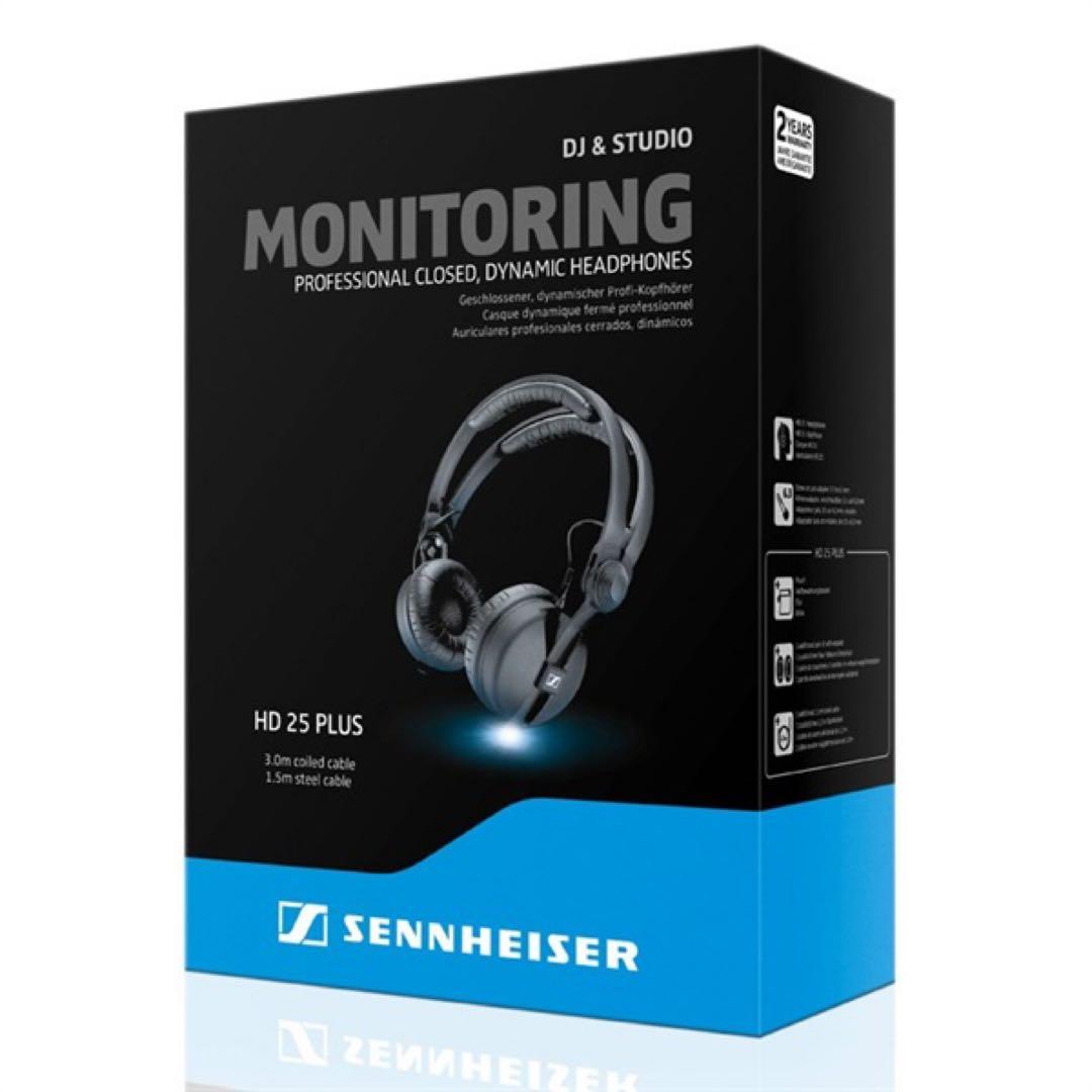 Sennheiser HD 25 PLUS 有線ヘッドホン ゼンハイザー