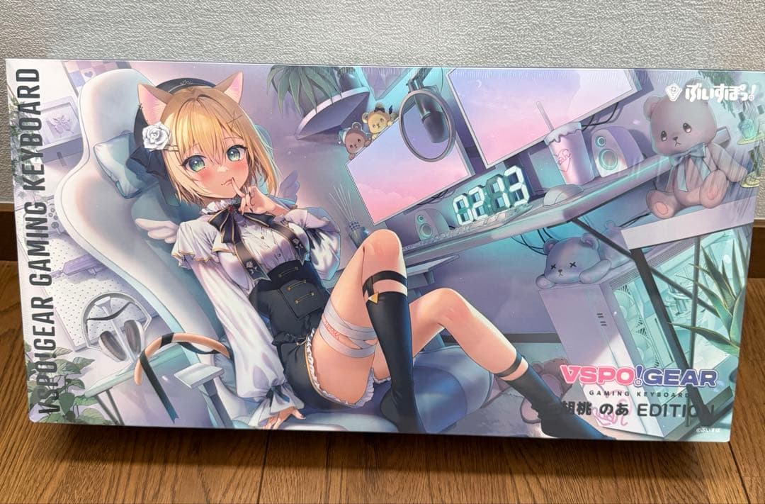 【新品未開封】VSPO! GEAR ゲーミングキーボード 第1弾 胡桃のあ