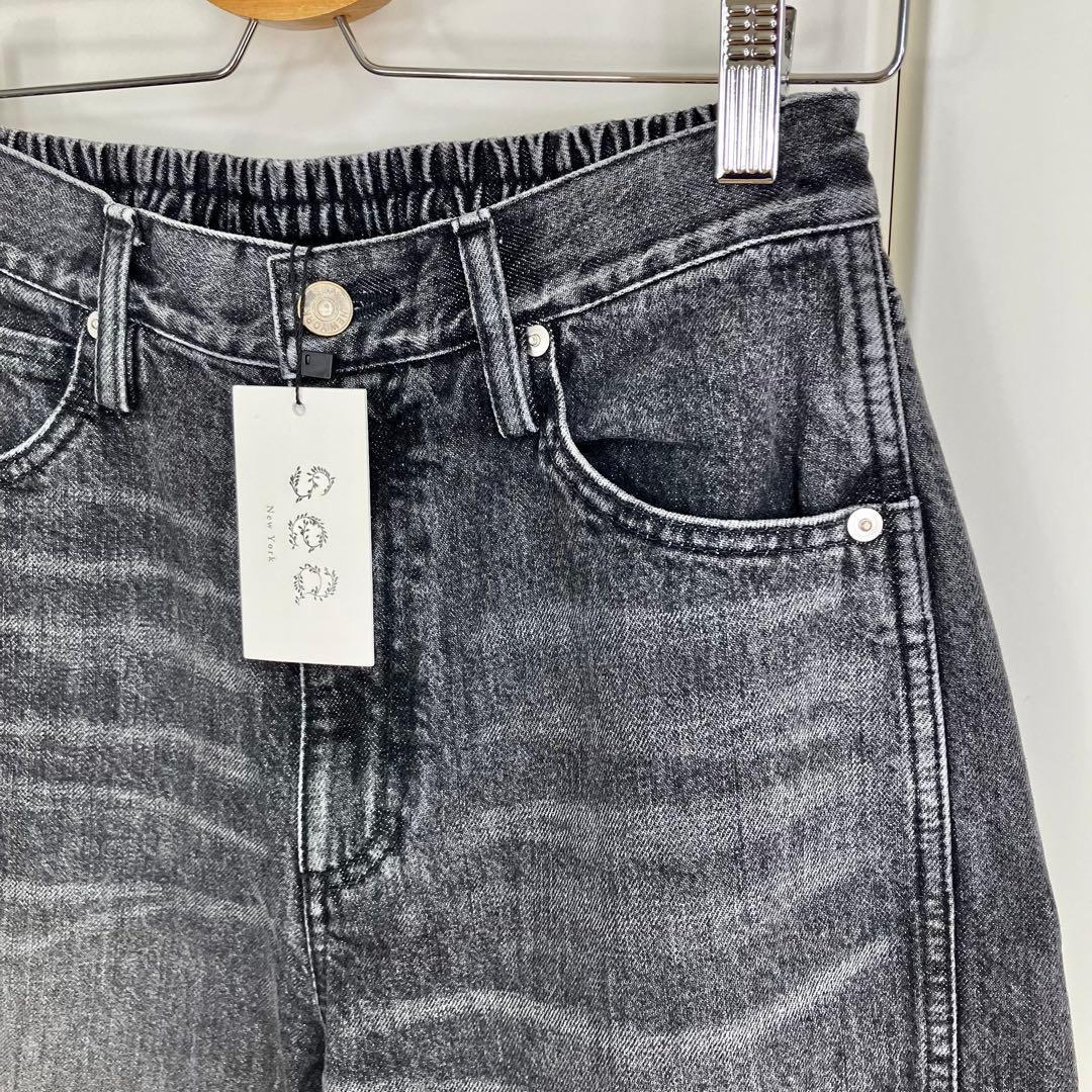 シーニューヨーク Elena Denim Baggy Pants Black 0