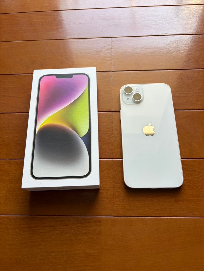 Apple iPhone 14 Plus ホワイト本体 箱付き