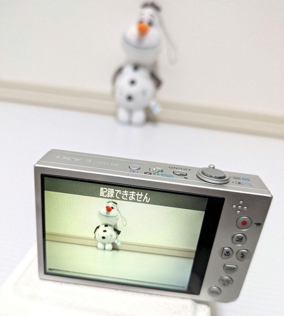 【美品】Canon IXY3 シルバー　コンパクトデジタルカメラ PC1736