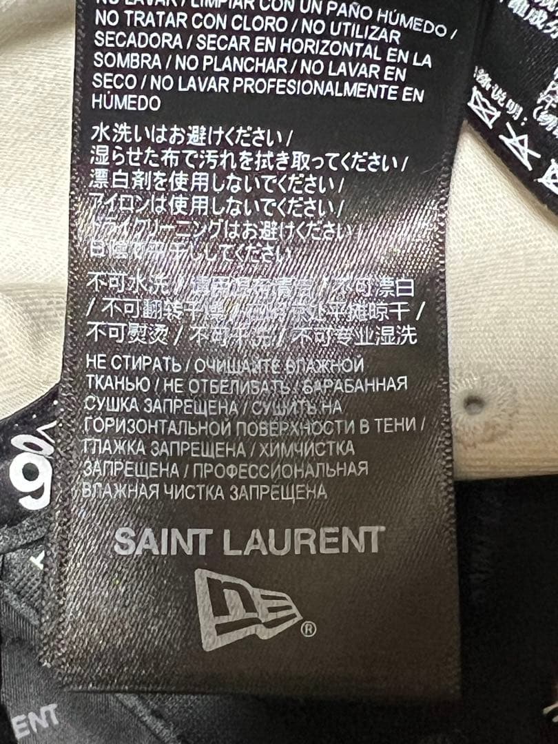 【訳あり】サンローラン×ニューエラ キャップ