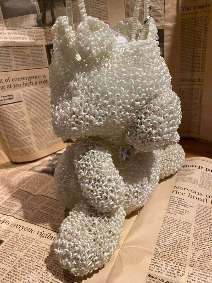 アンテプリマ☆真っ白いクマさんバッグ