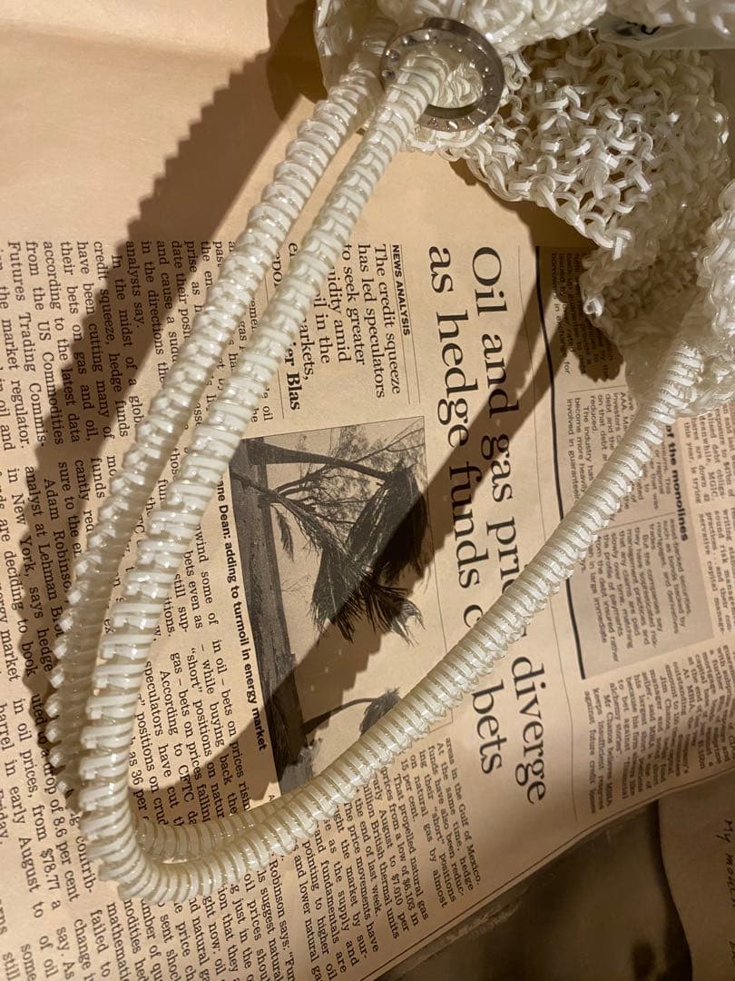 アンテプリマ☆真っ白いクマさんバッグ