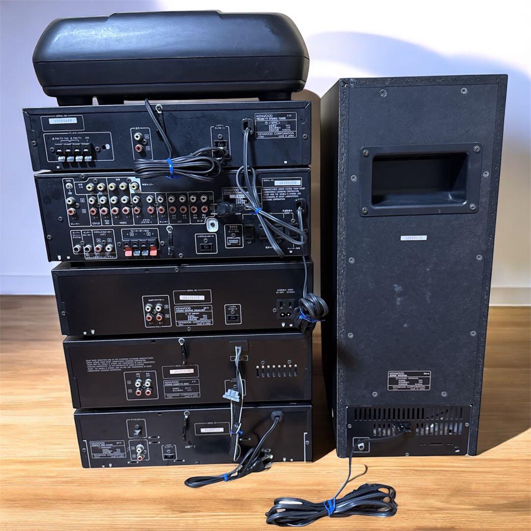 ②送料込み KENWOOD ROXY J7 システムコンポ バブルコンポ 最上位