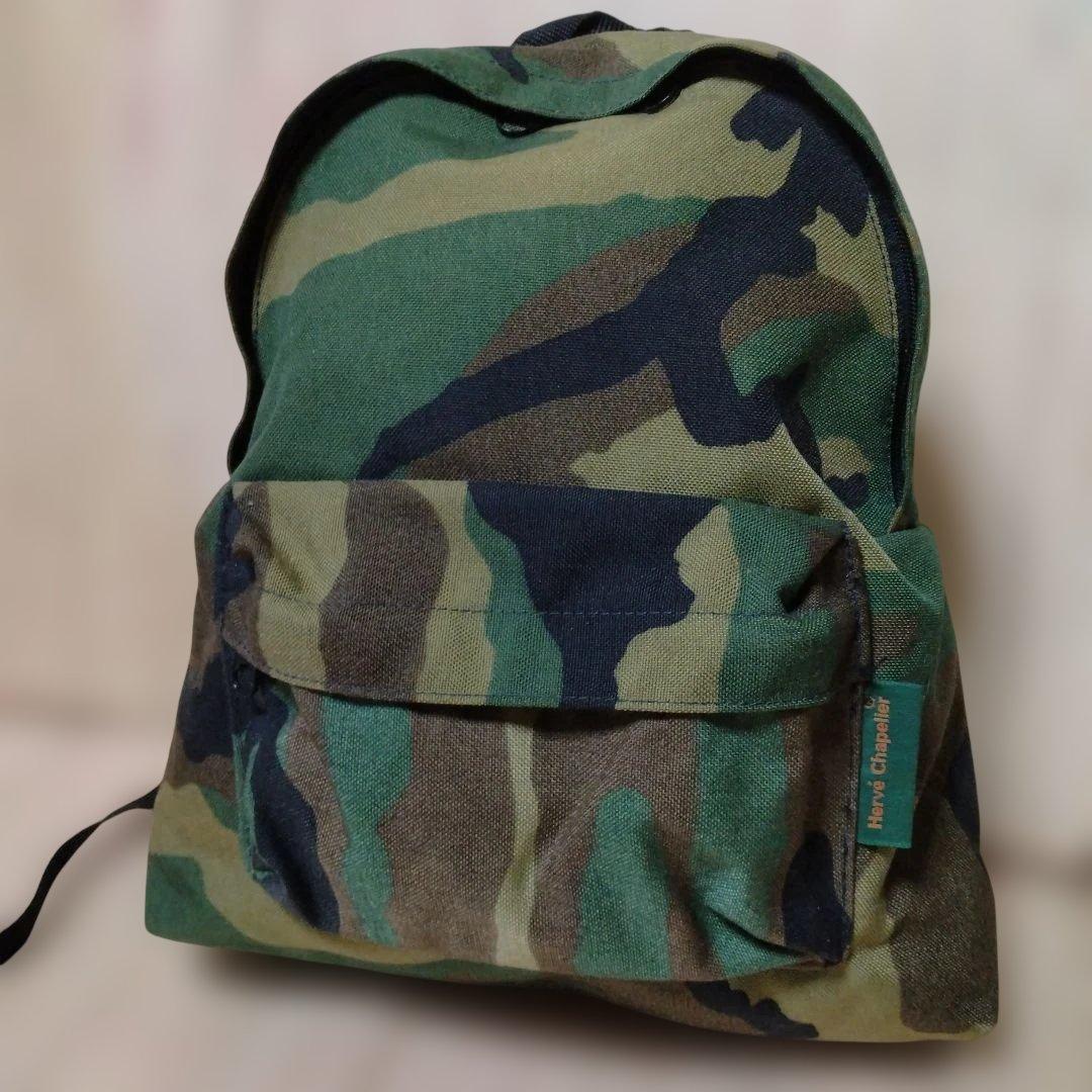 美品✨エルベシャプリエ944 デイパックリュック　カモフラ迷彩柄　希少　USA製
