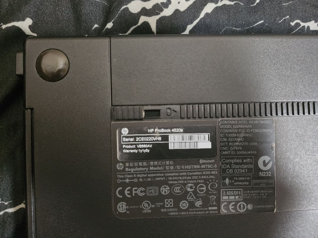 HP ProBook 4520s パソコン