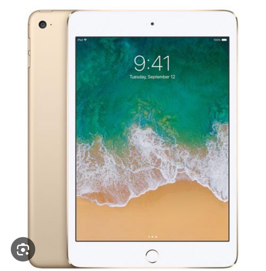 iPad mini4 ゴールド 本体　チョウピラコ