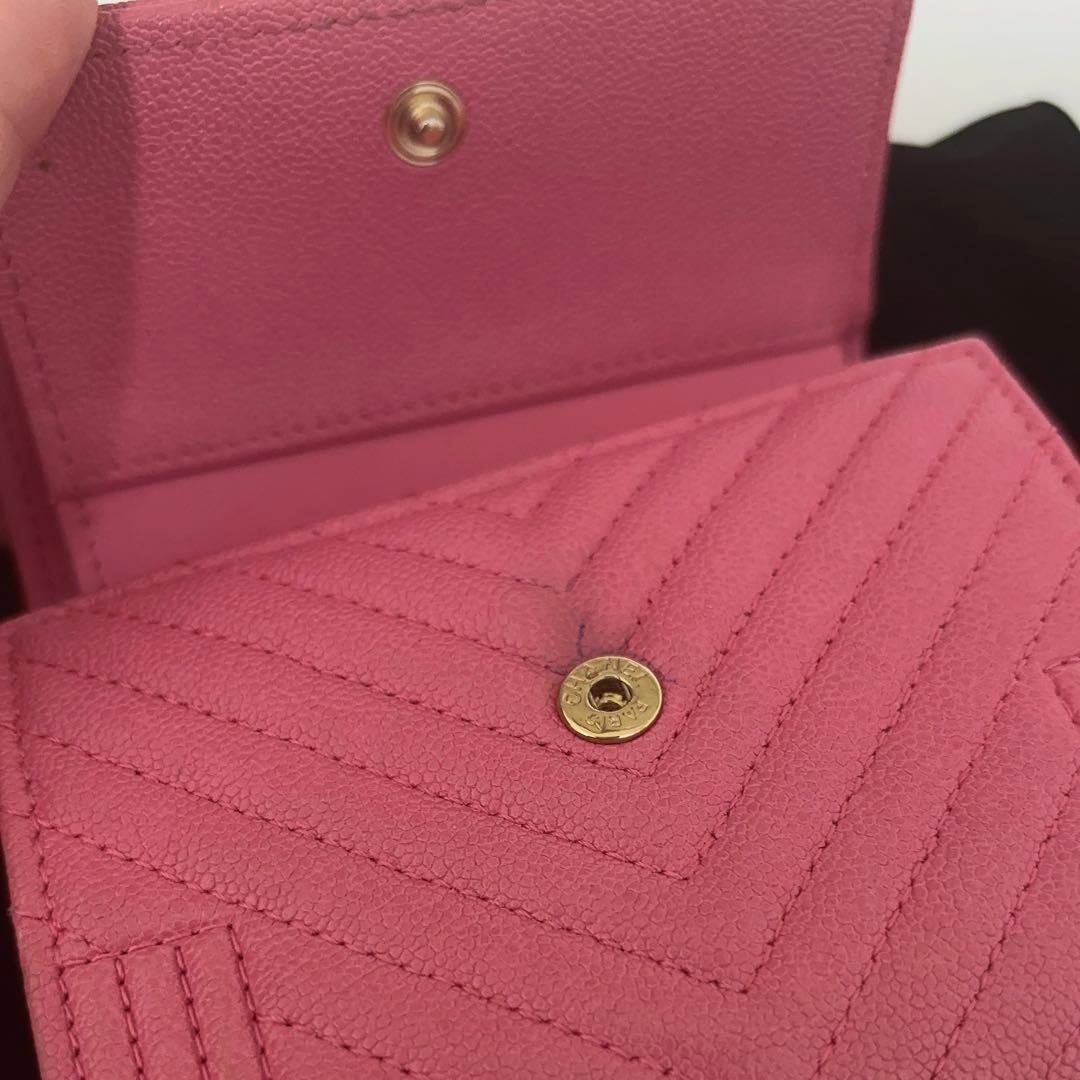 る*゜様 CHANEL 財布 ボーイフレンド ピンク ミニウォレット シャネル