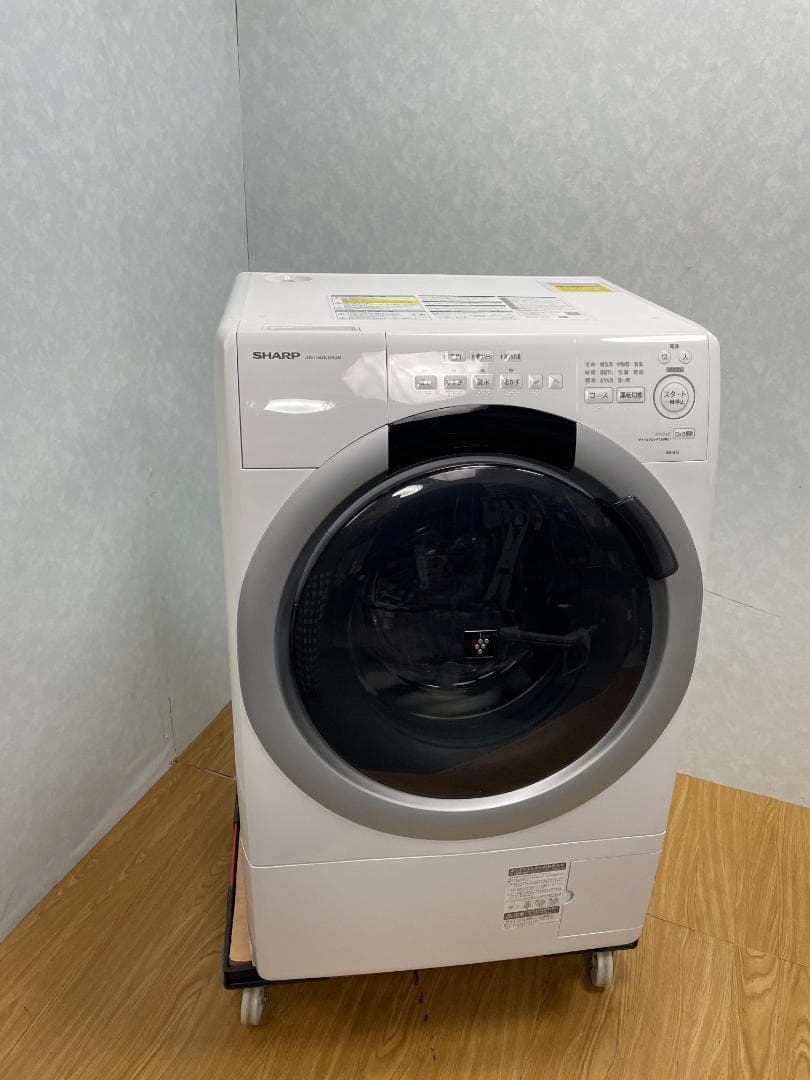 K♦025 シャープ ドラム式洗濯機 ES-S7J-WL 設置オプション無料