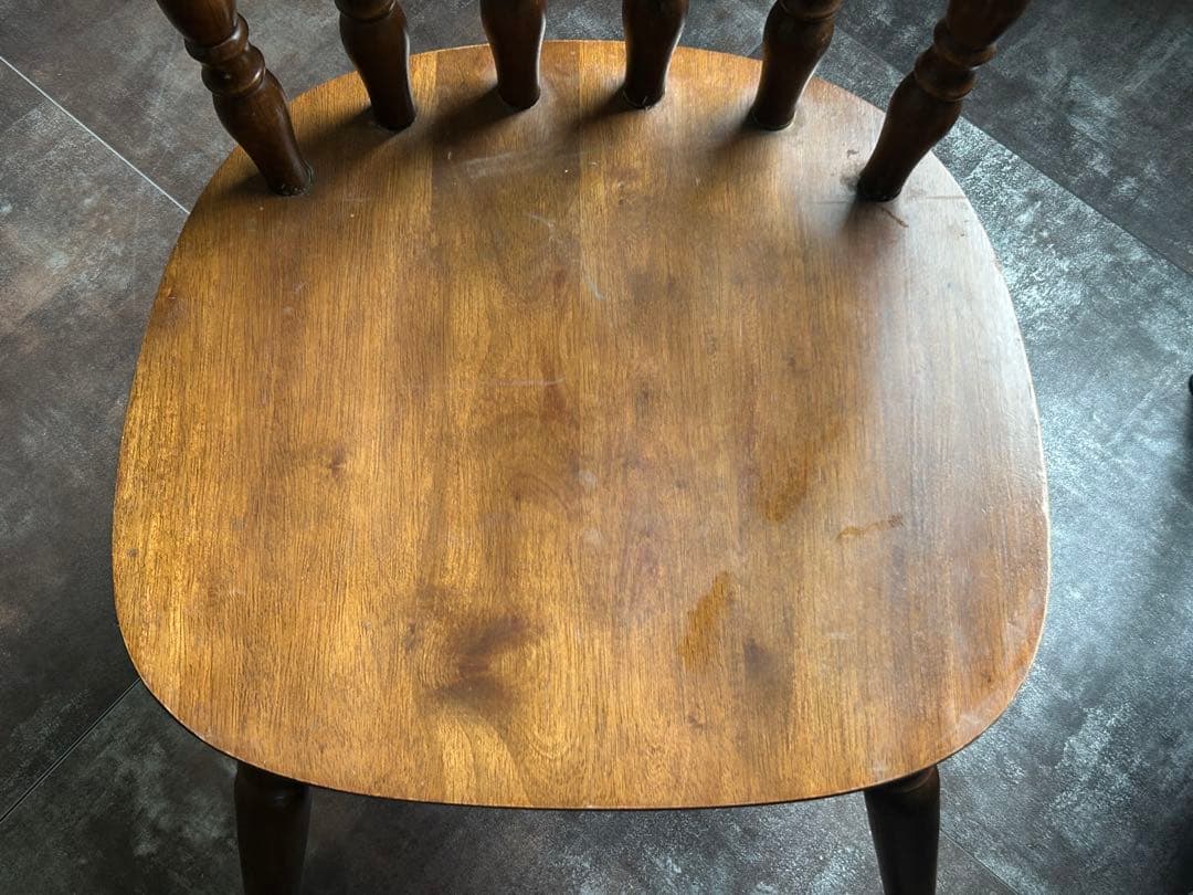 ウィンザーチェア　スポークチェア　ヴィンテージ　レトロ　クラシック　2脚　IR