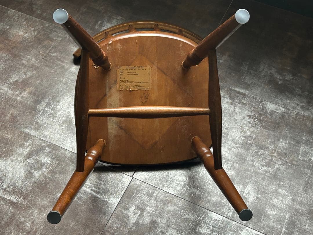 ウィンザーチェア　スポークチェア　ヴィンテージ　レトロ　クラシック　2脚　IR