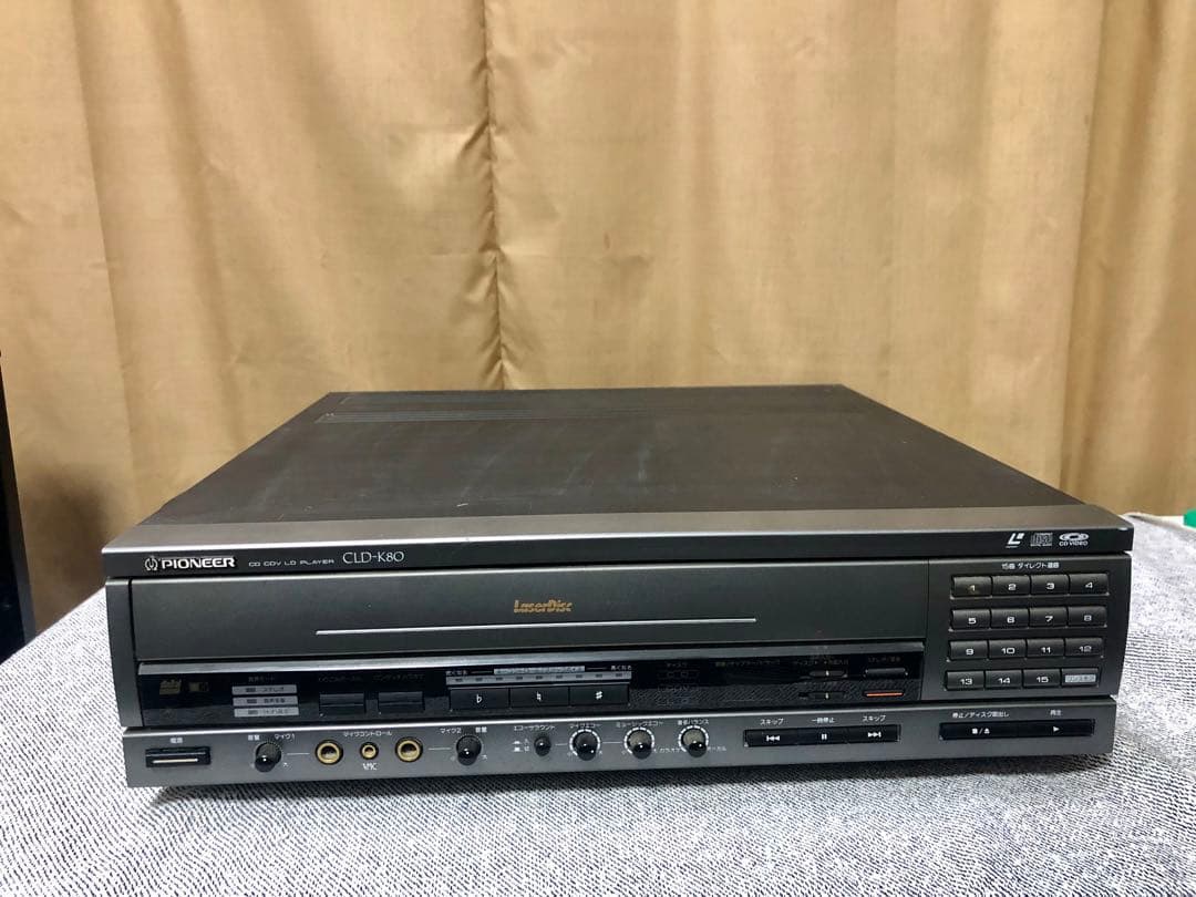 Pioneer パイオニア　CLD-K80 LDプレーヤー　リモコン付き