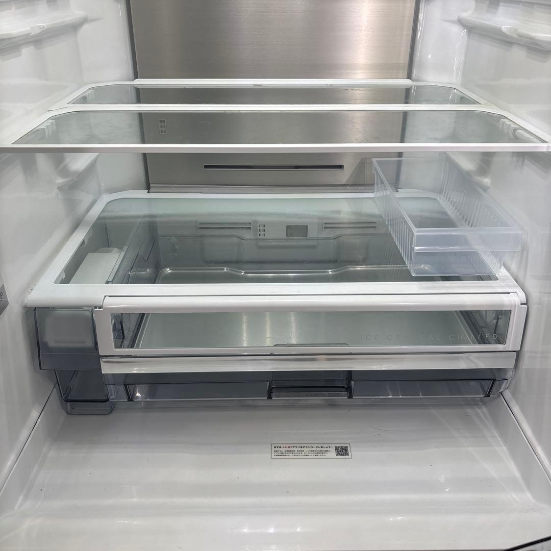 価格相談可【2023年製 ほぼ未使用品】TOSHIBA 6ドア冷蔵庫 シルバー