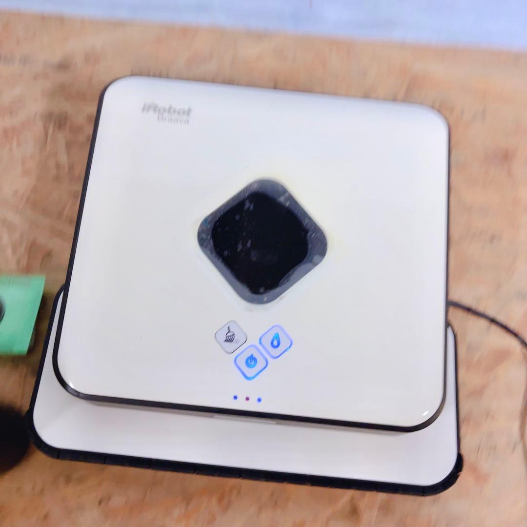 家事ゼロ化ロボ★フルセット 勝手に床ピカ！Braava371jお得セット水拭き神