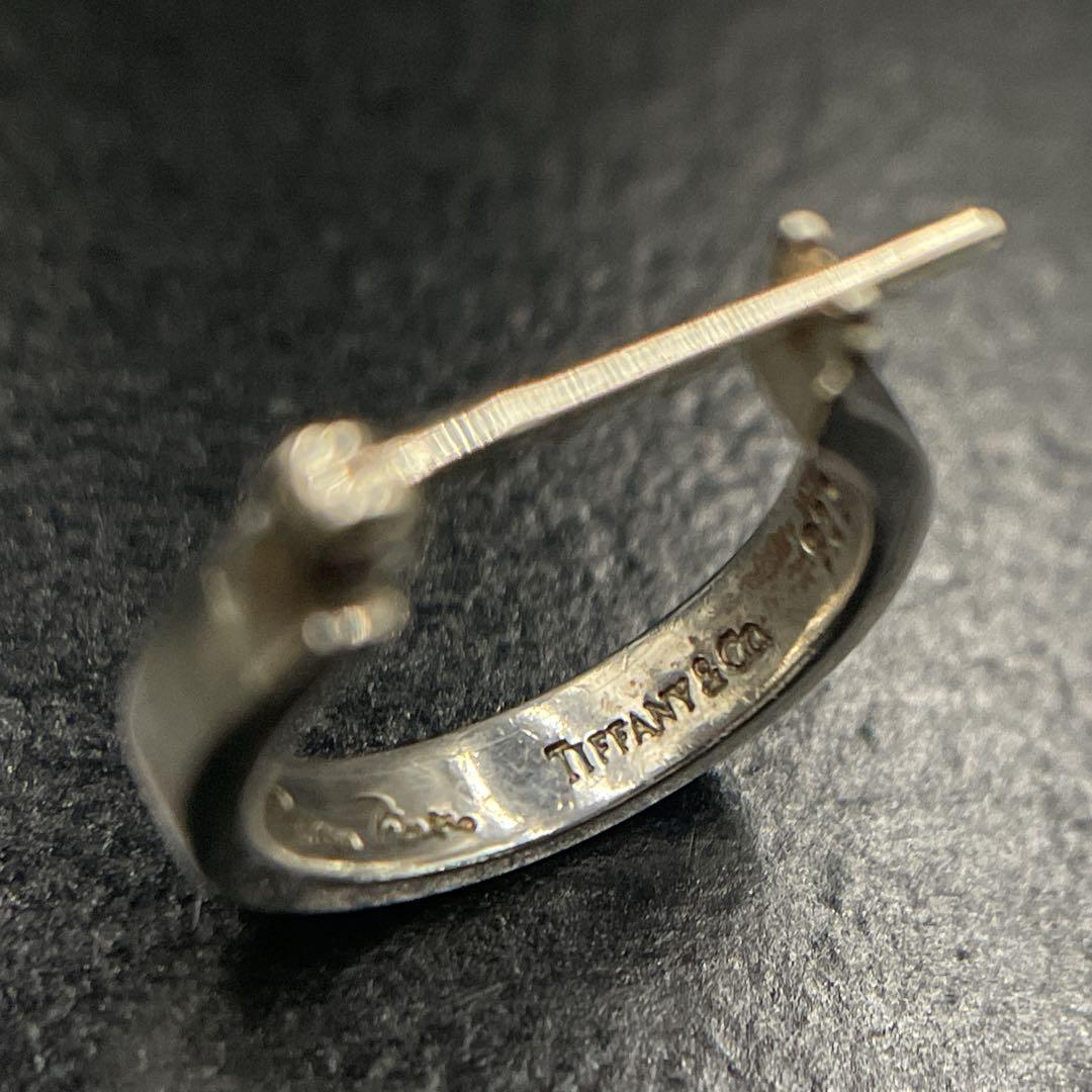 オールド　ティファニー フープピアス　シルバー アーカイブ　片耳　y2k 00s