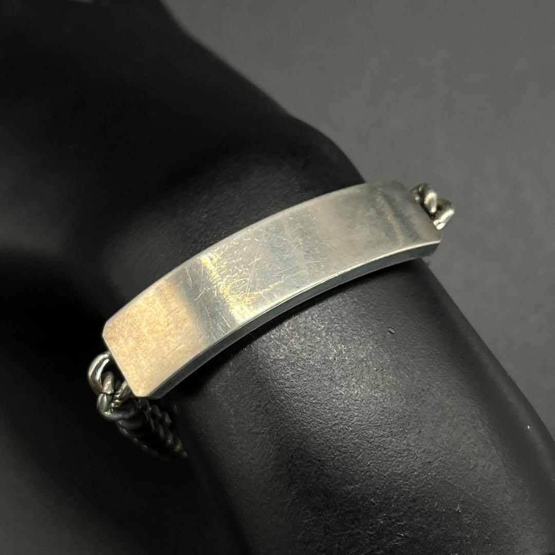 良品 4940 ID 喜平 ブレスレットSilver