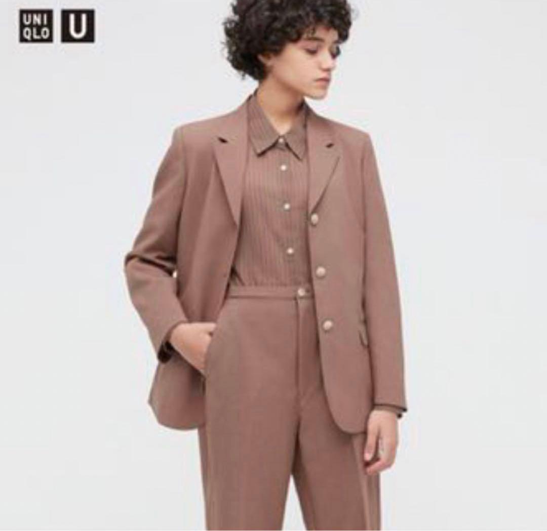 ユニクロ UNIQLO U テーラードジャケット リラックスストレートパンツ