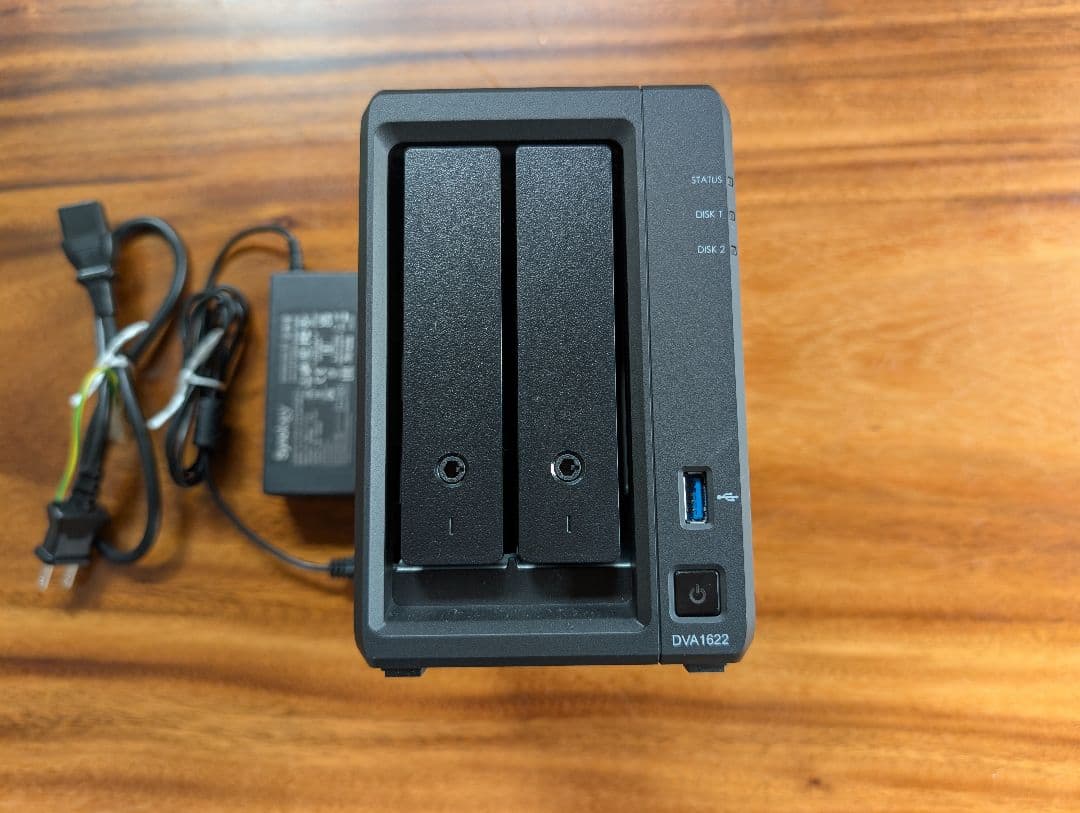 【値下げ】Synology ディープラーニング DVA1622 NAS 2ベイ