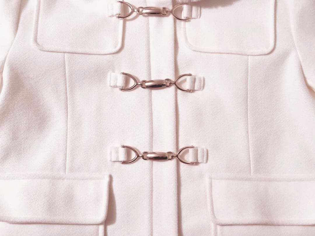 MARS 袖ファーリボンフード付きショートコート