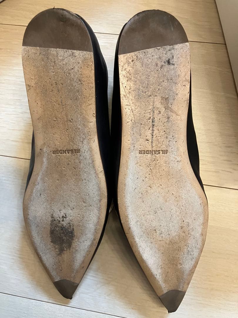 【moca】JIL SANDER ポインテッドトゥバレエシューズ