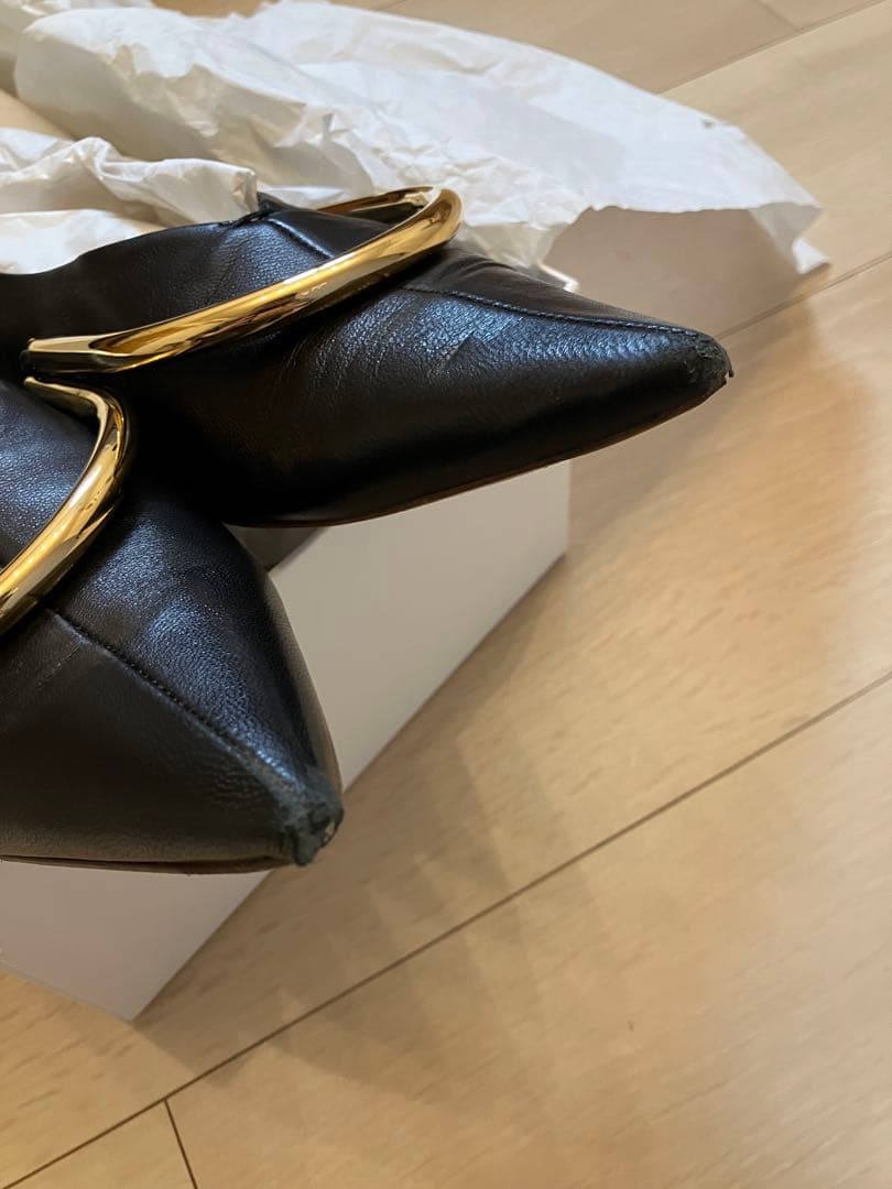 【moca】JIL SANDER ポインテッドトゥバレエシューズ