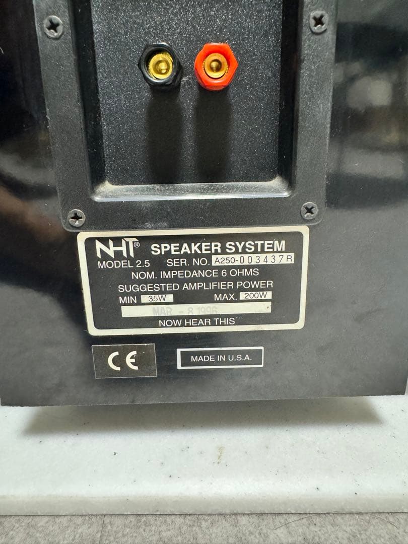 NHT model 2.5 アメリカ製スピーカー