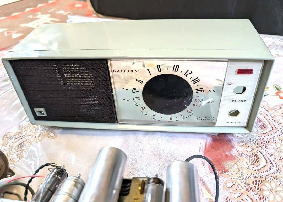 美品！昭和レトロ真空管ラジオ　bluetooth付　AX-430