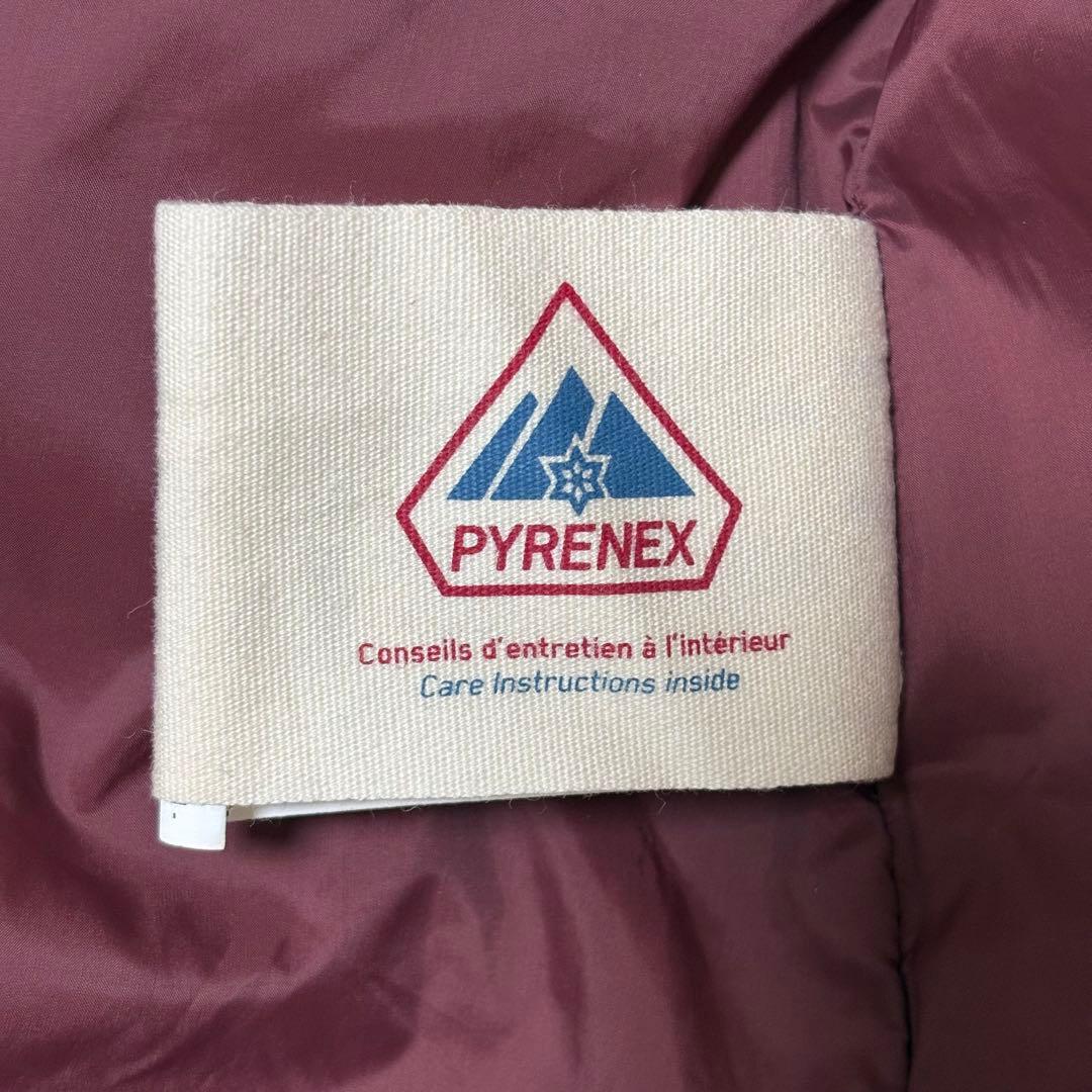 sanagi　PYRENEX ダウンジャケット バイカラー ワッペン 36