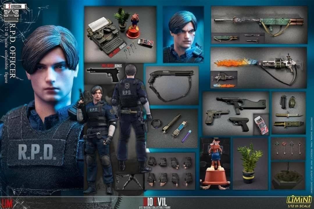 LIMTOYS 1/12 ゾンビシティ 警官 DX版 Officer Leon