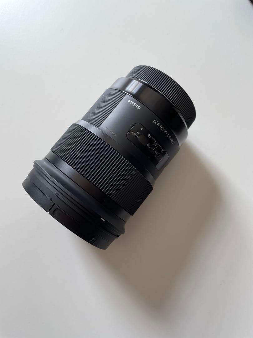 SIGMA 50mm F1.4 EX DG HSM キヤノン用レンズフード付き
