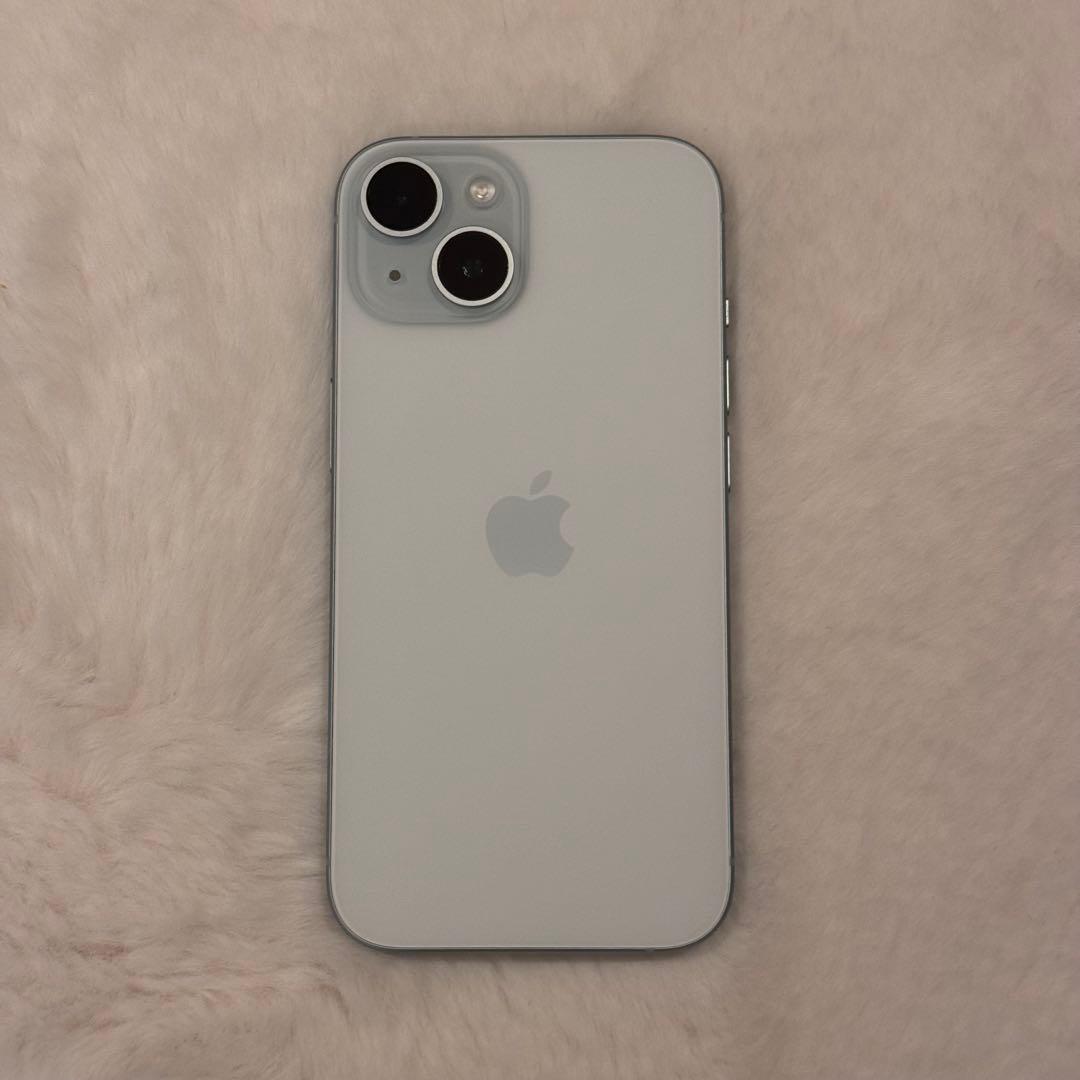 【美品】iPhone15 128GB ブルー バッテリー96%
