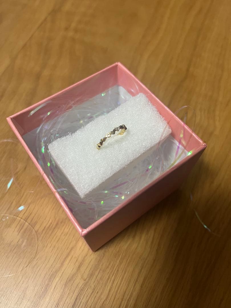 ⚫︎るるるん⚫︎AHKAH アンハートパヴェ リング